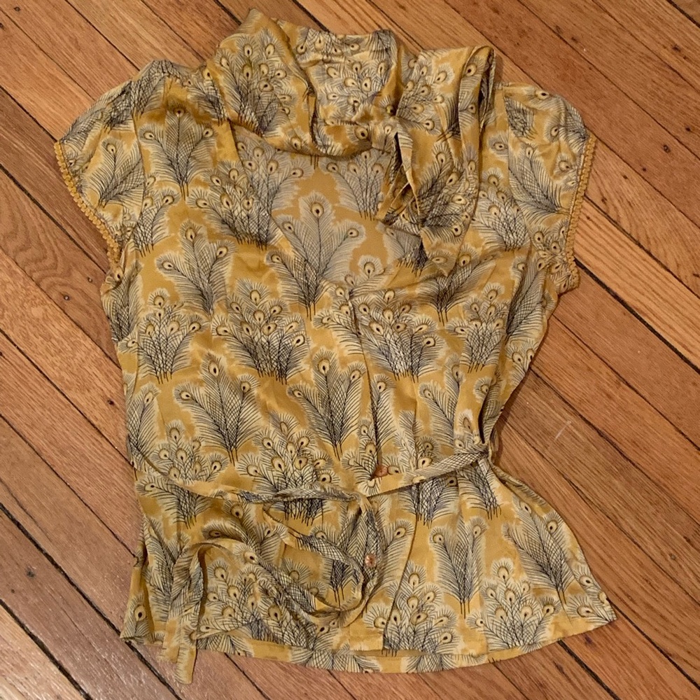 Silk Free People blouse